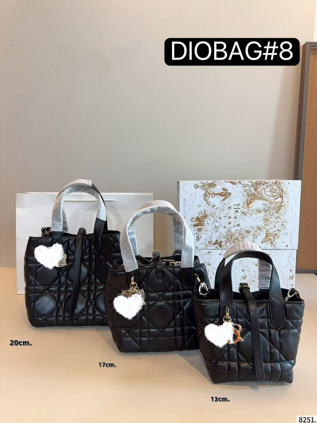 DIO BAG #8 Original Leather |Three Sizes | Toujours handbag