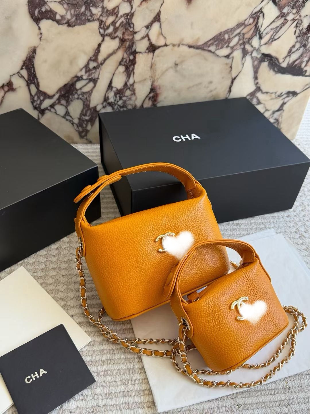 CHA BAG #1 Calfskin Vanity Case