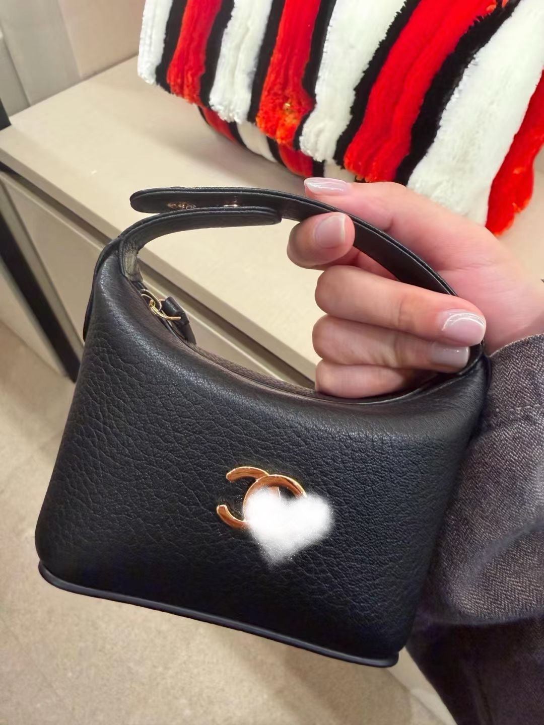 CHA BAG #1 Calfskin Vanity Case