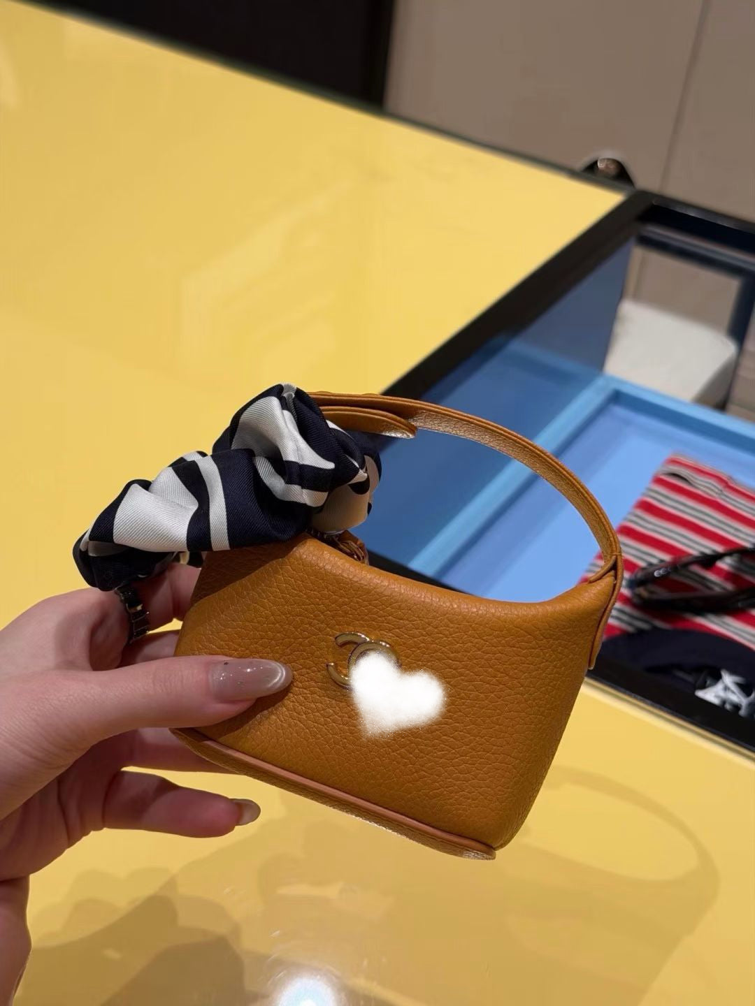 CHA BAG #1 Calfskin Vanity Case