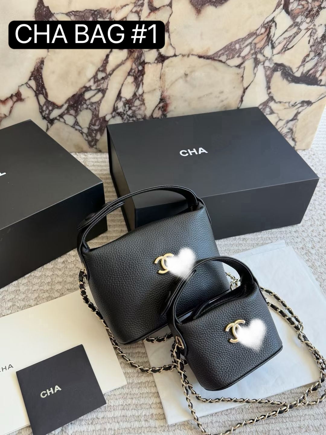 CHA BAG #1 Calfskin Vanity Case