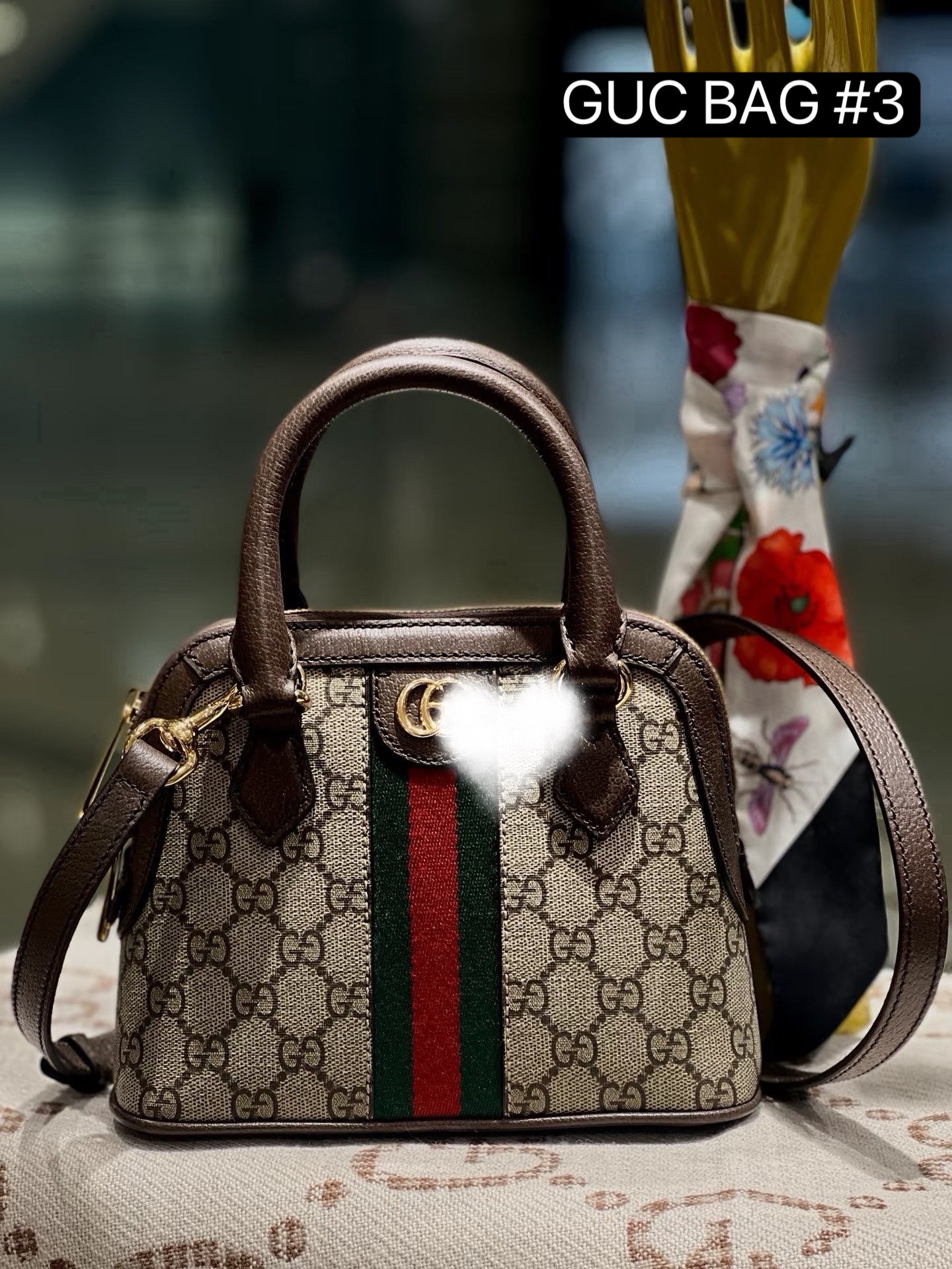 GUC BAG #3 Ophidia Mini Top Handle