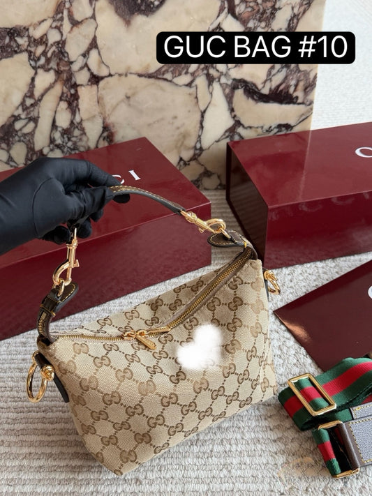 GUC BAG #10 ATTACHE HEART — Mini Half-Moon Shoulder Bag